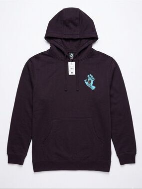 Size Small Santa Cruz Mens Skater Screaming Hand Hoody Pullover Sweatshirt, NWT